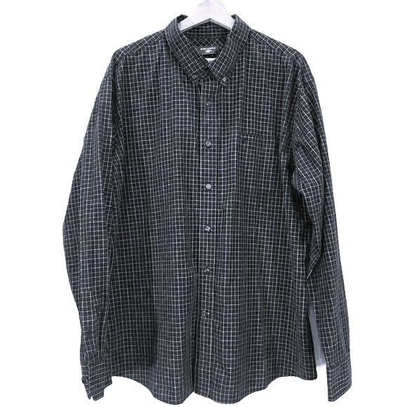 Dockers Mens Black and White Button Down Casual Dress Shirt Size XXL - Picture 1 of 5